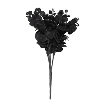20 Голов Искусственного Черного Эвкалипта Цветочное Растение Украшение Свадебного Торжества