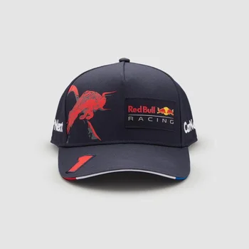 2024 Новая весенне-осенняя красная бейсбольная кепка B-bulls для командных гонок, бейсбольная кепка от солнца с утконосом, мотоциклетная кепка для картинга на открытом воздухе