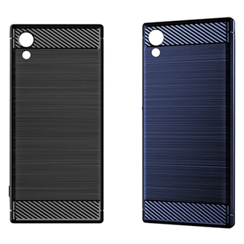 2X Для Sony Xperia XA1 чехол силиконовый защитный чехол с защитой от падения Мягкий чехол для телефона с защитой от падения черный и синий