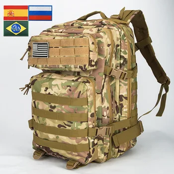 30-литровый или 50-литровый военно-тактический рюкзак для мужчин и женщин, водонепроницаемые сумки, спортивные рюкзаки для активного отдыха, Треккинг, Охота, пеший туризм, Рюкзаки для кемпинга