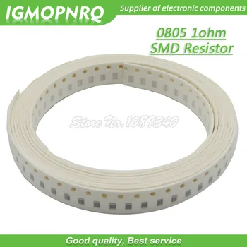 300шт 0805 SMD резистор 1 Ом Чип-резистор 1/8 Вт 1R Ом 0805-1R
