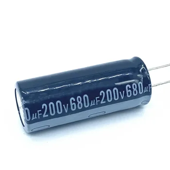 5 шт./лот 680 МКФ 200 В 680 МКФ алюминиевый электролитический конденсатор размер 18*50 200V680UF 20%