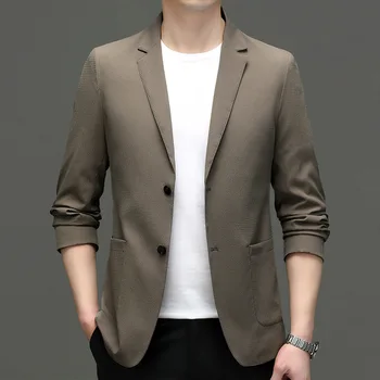 5643-Мужской модный повседневный маленький костюм, мужская корейская версия куртки slim suit 103, однотонная куртка