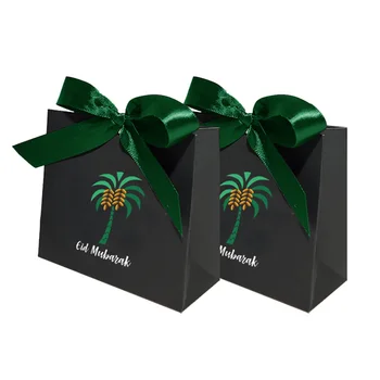 5шт Подарочные коробки с финиковой пальмой на Ид Мубарак аль-Фитр Аль-Адха мусульманское исламское украшение Рамадан Карим детский подарок на ид