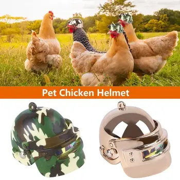 Cm Шлем для домашних животных Funny Chicken Шлем Для защиты головы Компактная Каска для Цыплят, Уток и птиц 1