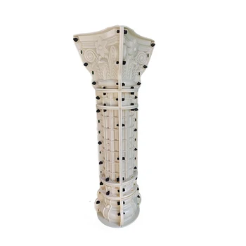 D20x125cm пластиковая стальная Европейская римская колонна плесень ворота колонна заливка на место цементный строительный шаблон модель виллы производитель