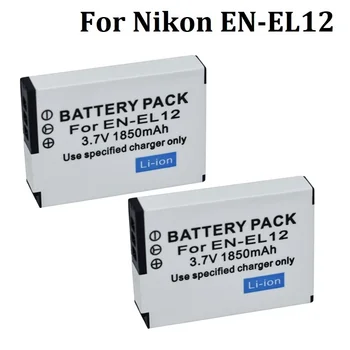 EN-EL12 Bateria ENEL12 EN EL12 Аккумулятор для камеры Nikon Coolpix S9900 S9700 S9500 s9100 s9200 AW120 AW110 S70 1850 мАч
