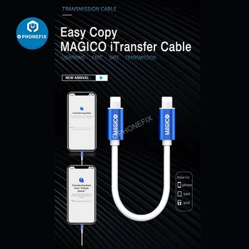 MAGICO iTransfer Lightning / Type-C На кабель Lightning OTG Для Передачи данных и файлов изображений Простое Копирование Для iPhone 6-12 ipad На устройстве IOS
