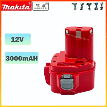 makita 12V 3000mAh Сменный аккумулятор 2.0Ah Ni CD Аккумуляторные батареи Электроинструменты Bateria PA12 1220 1222 1235 1233S 6271D