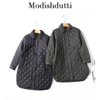 Modishdutti 2023 Осень Зима Высококачественное Женское модное свободное пальто Paraks Женская повседневная верхняя одежда с карманами и длинными рукавами