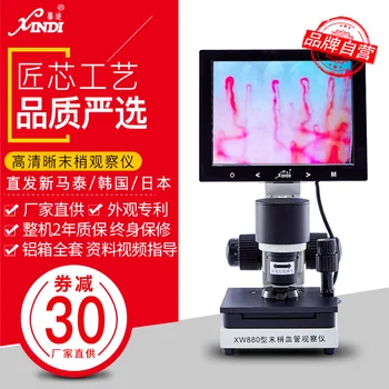 Shanghai Xindi brand HD XW880 прибор для наблюдения за периферическими сосудами портативный миниатюрный детектор циркуляции крови nail fold