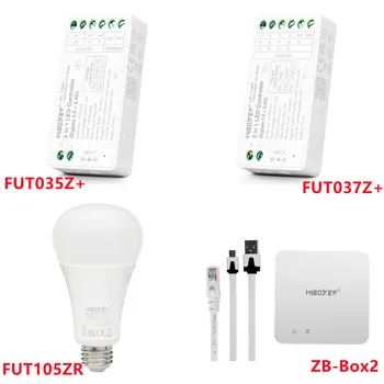 (Zigbee 3,0 + 2,4 Г) Проводной шлюз 12 Вт RGB + CCT Светодиодная лампа 2 в 1/3 в 1 Контроллер для одноцветной/Двойной белой/RGB/RGBW/RGB + CCT ленты