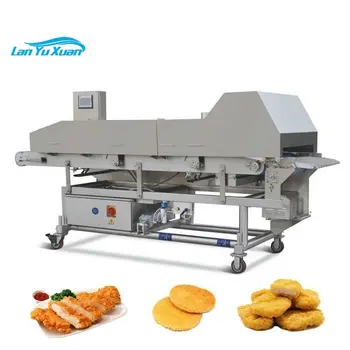 Автоматическая машина для приготовления гамбургеров с говядиной и креветками, машина для формования куриных наггетсов