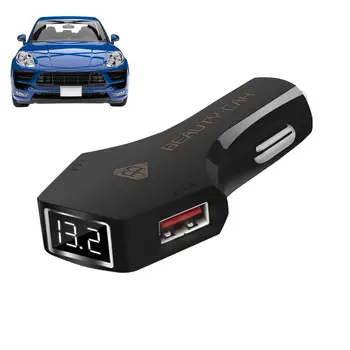 Автомобильное зарядное устройство USB 4200 мА, гибкое автомобильное зарядное устройство USB с двумя портами, Удобная маленькая автомобильная USB-розетка, адаптер для автомобильного зарядного устройства высокой мощности.