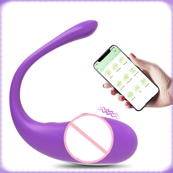 Беспроводной Bluetooth G Spot Реалистичный фаллоимитатор-вибратор для женщин, приложение для удаленного ношения, Вибрирующее яйцо, Клитор, Женские Вибрирующие трусики, секс-игрушка