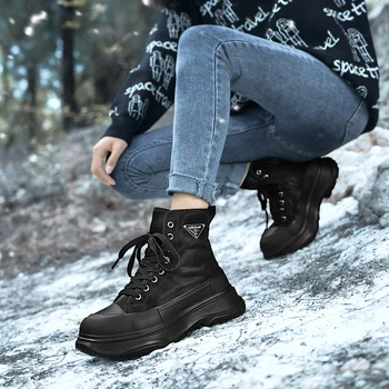 Водонепроницаемые зимние ботинки для женщин, противоскользящая обувь для скалолазания, женская популярная удобная зимняя женская обувь, Короткие плюшевые зимние ботинки