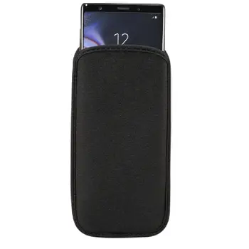 Для Oppo Realme Q2 (2020) водонепроницаемый носок, сверхтонкий и противоударный неопреновый чехол-черный