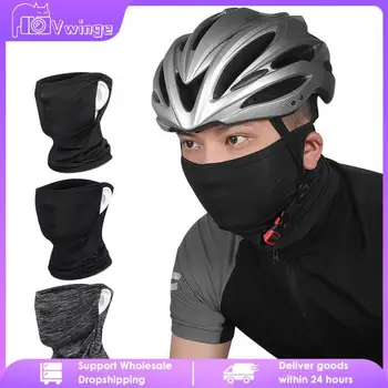 Дышащая маска над ухом с защитой от ультрафиолета Без удушения, Солнцезащитная маска из ледяного шелка, маска для верховой езды, подтягивающая дизайн ушей, велосипедная маска