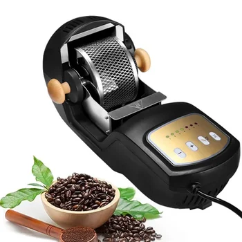 Машина для выпечки кофейных зерен мощностью 1500 Вт, Автоматическая жаровня для охлаждения кофе, машина для обжарки кофе горячим воздухом объемом 300 г
