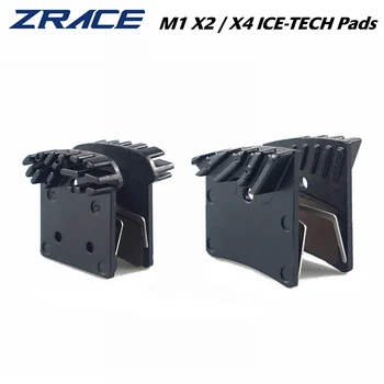 Металлические тормозные колодки ZRACE M1 X2 / X4 / BR-002 /BR-005, технология Ice, Охлаждающие тормозные колодки, технология TCE, Совместимы с J02A/J03C/J04C/hope