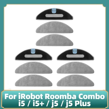 Моющиеся прокладки для швабры из микрофибры для робота-пылесоса Irobot Roomba Combo I5/I5 +/J5/J5+ Запасные части для замены