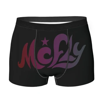 Мужские боксеры Mcfly Essential в стиле поп-рок-группы, дышащие Забавные трусы, Высококачественные шорты с принтом, Подарки на День рождения