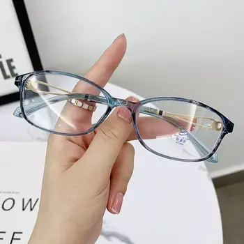 Новые модные Прозрачные Квадратные Очки для чтения с синим светом, Женские Мужские Очки для пресбиопии высокой четкости, компьютерные очки