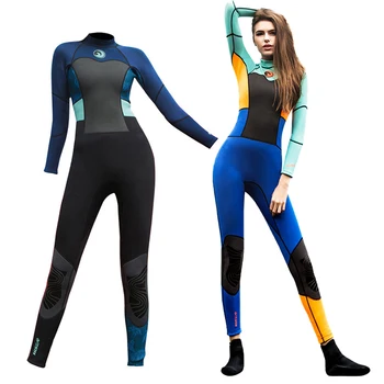 Новый водолазный костюм из 1,5 мм неопрена, женский цельный солнцезащитный крем, модный купальный костюм для водных видов спорта, пляжный костюм для подводного плавания, костюм для серфинга