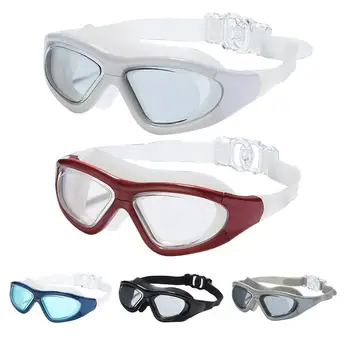 Очки для плавания Очки для плавания с широким обзором Очки для плавания с защитой от ультрафиолета и без протекания Для женщин Мужчин взрослых детей