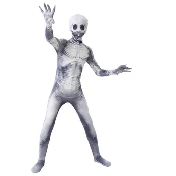 Пародия на Хэллоуин skeleton kids детская одежда cos horror outfits комбинезон костюм зомби реквизит для выступлений костюмы