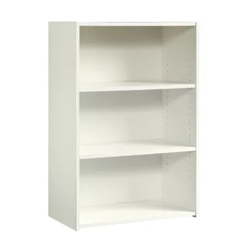 Полка стандартного книжного шкафа, мягкая белая отделка