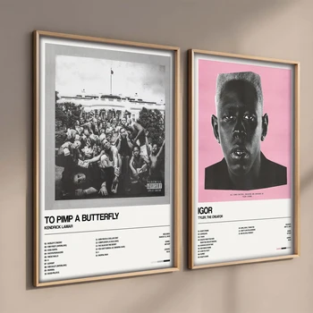 Поп Рэп Хип хоп певец Дрейк Канье Уэст, обложка музыкального альбома, плакат для Room Bar, картина на холсте, принт, картины для домашнего настенного декора, фотографии