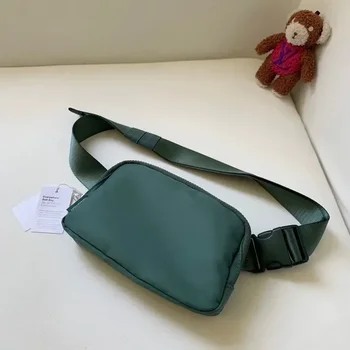 Поясная сумка LuluSports, женская поясная сумка, спортивная поясная сумка на открытом воздухе, нагрудная сумка для фитнеса, сумка для отдыха, Оксфордские сумки на молнии