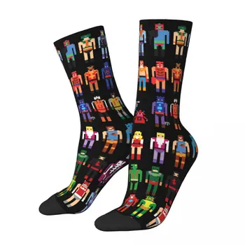 Ретро 8-битные баскетбольные носки Masters Of The Universe, полиэстеровые длинные носки унисекс