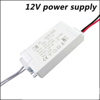 Светодиодный источник питания постоянного напряжения DC12V 1-4A, адаптер для драйвера AC 100-240 В, трансформатор освещения для светодиодной панели.