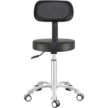 Стул на колесиках Antlu, чертежный стул для гаража, верстака, кухни, медицинского салона, поворотный регулируемый стул на колесиках