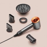 Фен Dyson Supersonic HD07 (медный) с 5 насадками и черным дорожным чехлом